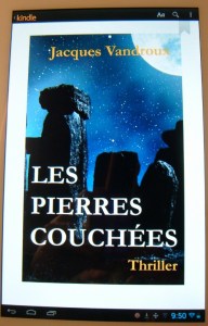 Ecran tablette Cube Pierres couchées de Jacques Vandroux