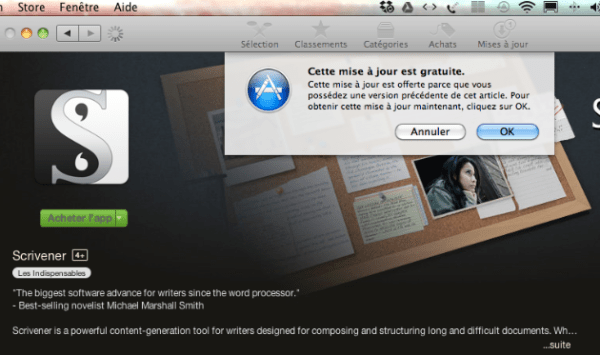 mise à jour gratuite