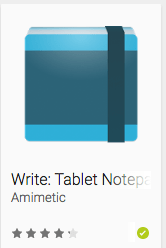 Write:Tablet Notepad pour Android