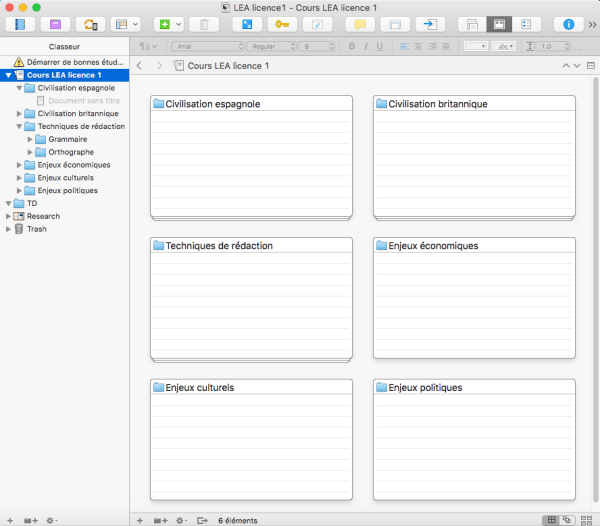Modèle sur Mac de bureau